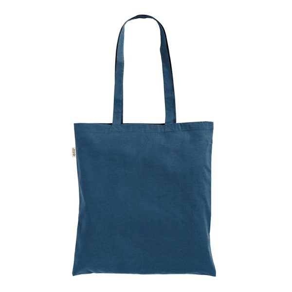 Immagine Borsa shopper a tinta unita in cotone riciclato da 220 g/m2
