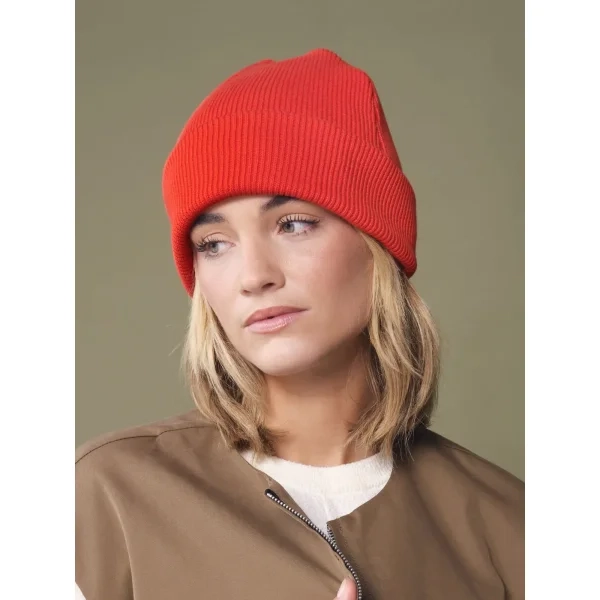 Immagine Berretto con risvolto in cotone organico