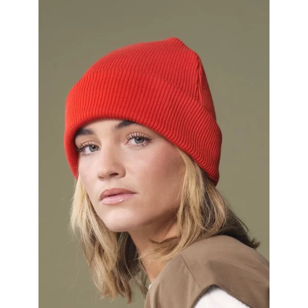 Immagine Berretto con risvolto in cotone organico