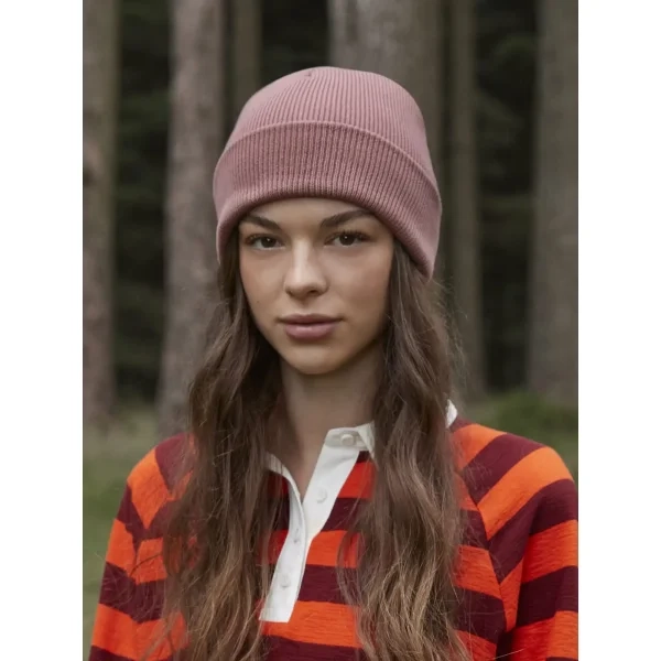 Immagine Berretto con risvolto in cotone organico