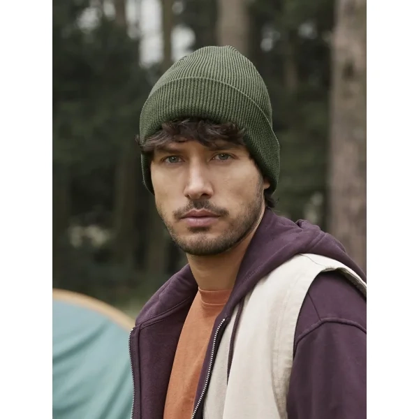 Immagine Berretto con risvolto in cotone organico