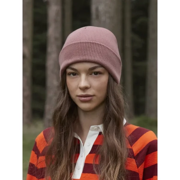 Immagine Berretto con risvolto in cotone organico