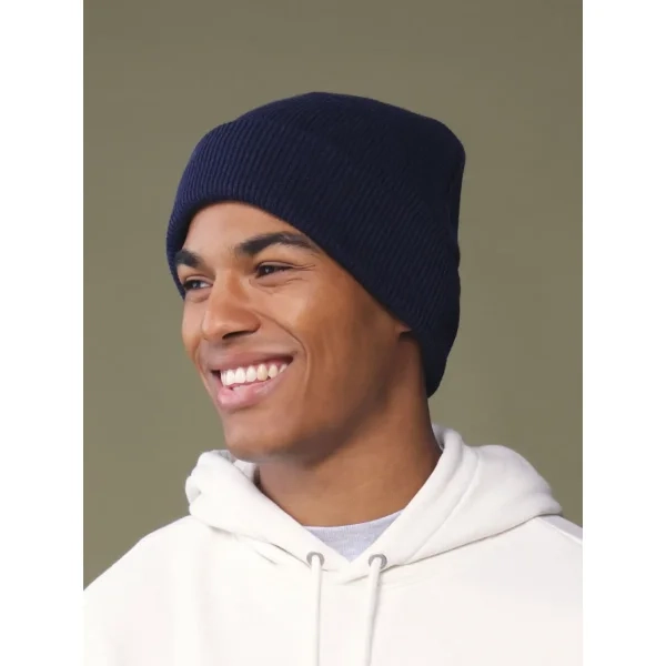 Immagine Berretto con risvolto in cotone organico