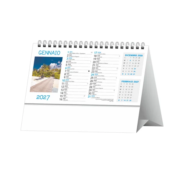 SP25 Tropical Calendario da tavolo.