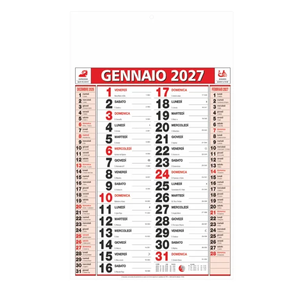 B050 - CALENDARIO OLANDESE