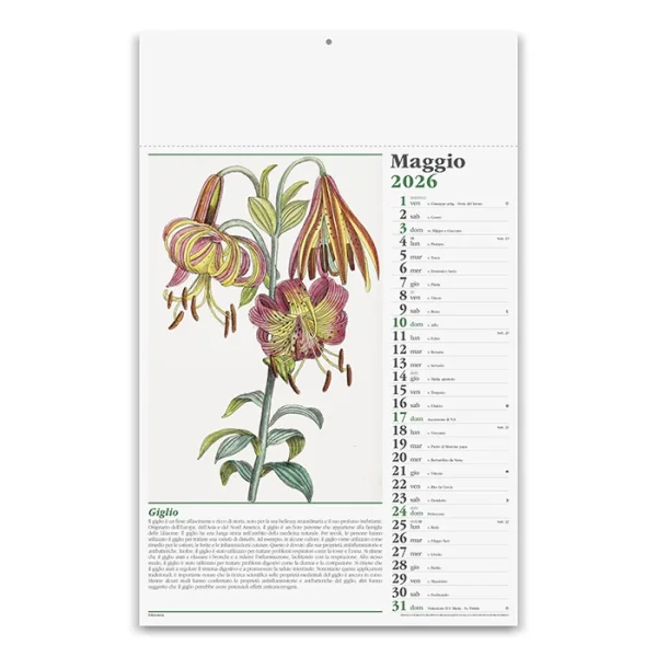 Immagine CALENDARIO ERBORISTERIA