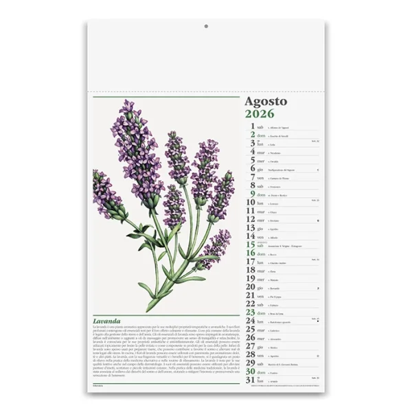 Immagine CALENDARIO ERBORISTERIA