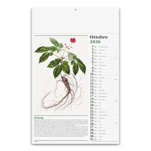 Immagine CALENDARIO ERBORISTERIA