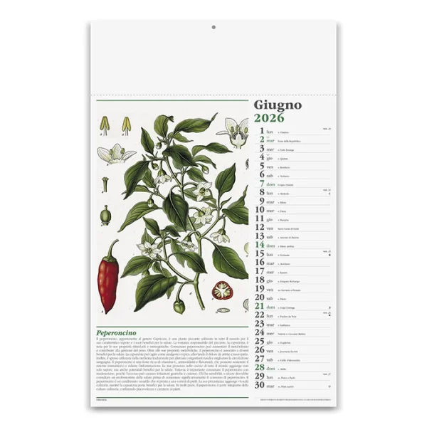 Immagine CALENDARIO ERBORISTERIA