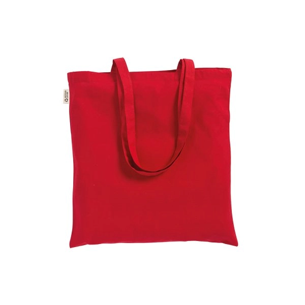 Immagine Borsa shopper a tinta unita in cotone riciclato da 280 g/m2
