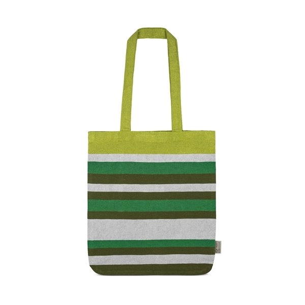 Immagine BORSA A RIGHE IN COTONE RICICLATO 
