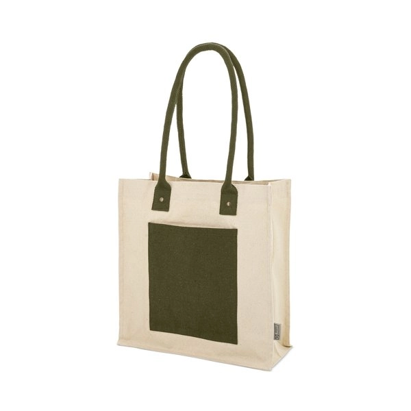Immagine BORSA COTONE CANVAS RICICLATO “SURAT”