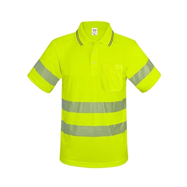 Immagine POLO CON TASCHINO E BANDE ELASTICHE RIFLETTENTI “QVO”