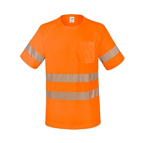 Immagine T-SHIRT CON TASCHINO E BANDE RIFLETTENTI ELASTICHE “ELÁST”