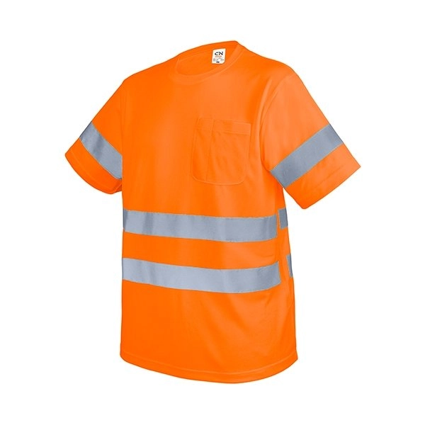 T-SHIRT CON TASCHINO E BANDE RIFLETTENTI 