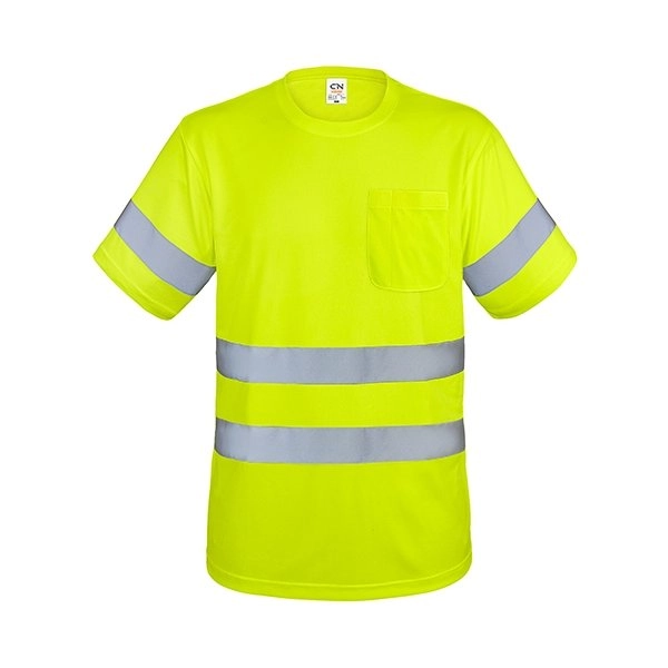 Immagine T-SHIRT CON TASCHINO E BANDE RIFLETTENTI 