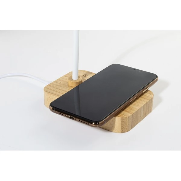 Immagine VoltGlow Lampada da tavolo con caricatore wireless