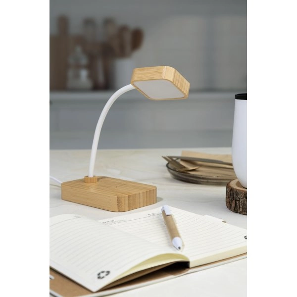Immagine VoltGlow Lampada da tavolo con caricatore wireless