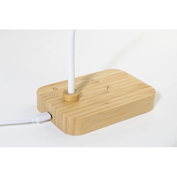 Immagine VoltGlow Lampada da tavolo con caricatore wireless