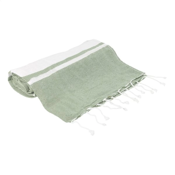 Immagine Tortuga telo mare in cotone riciclato e sacchetto con chiusura a coulisse