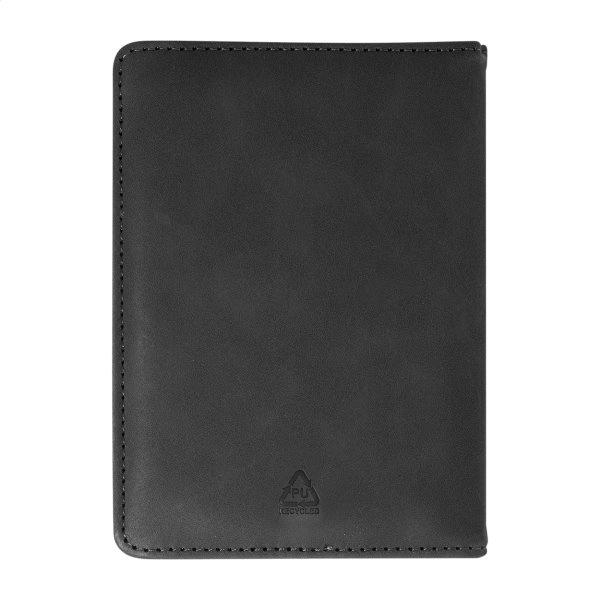 Immagine TwinPass Set porta passaporto e etichetta bagaglio in RPU