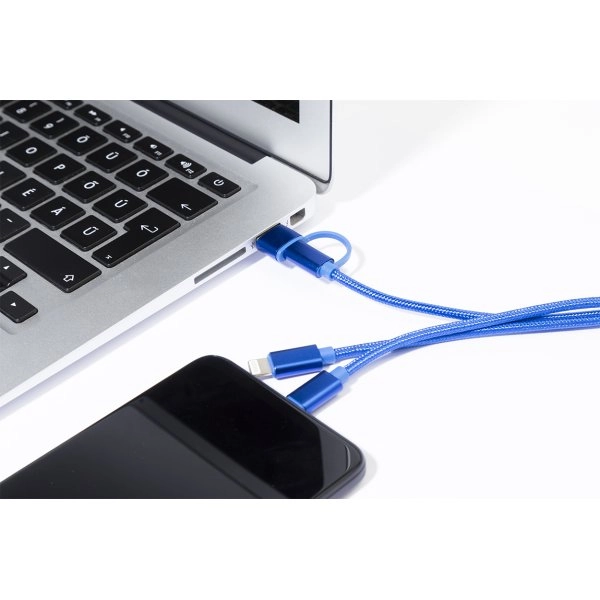 Immagine Rafob portachiavi con cavo di ricarica USB