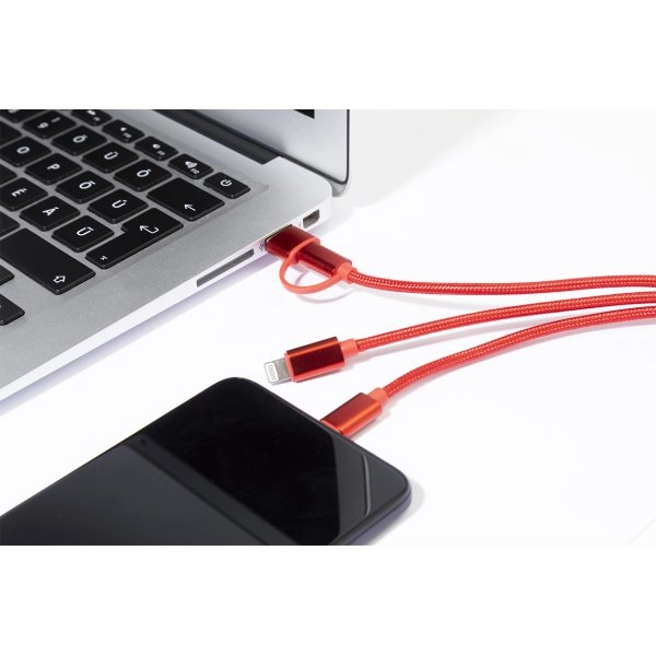 Immagine Rafob portachiavi con cavo di ricarica USB