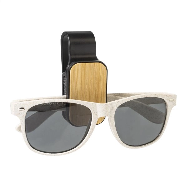 Immagine ShadeSnap Supporto portaocchiali in RABS per visiera parasole auto