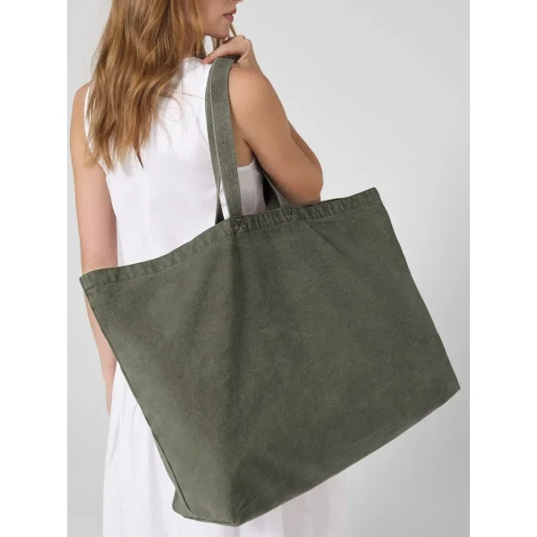 Immagine Borsa tote oversize tinta in capo