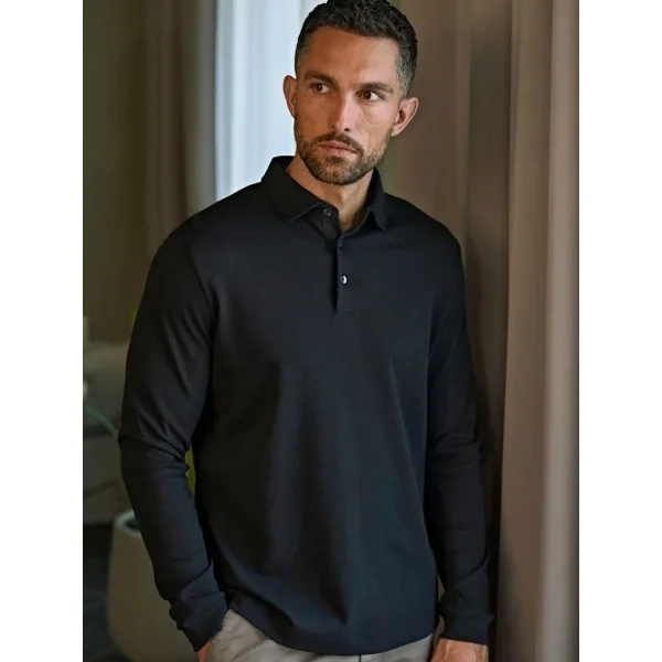 Immagine Pima Cotton Long Sleeve Polo