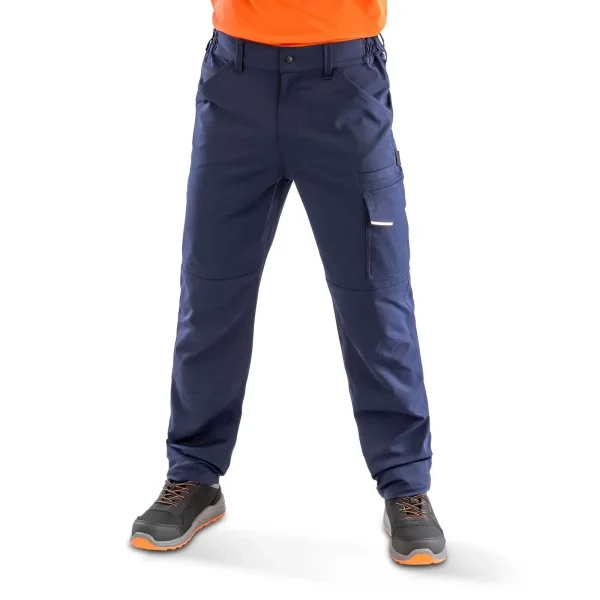 Recycled dynamic stretch trouser