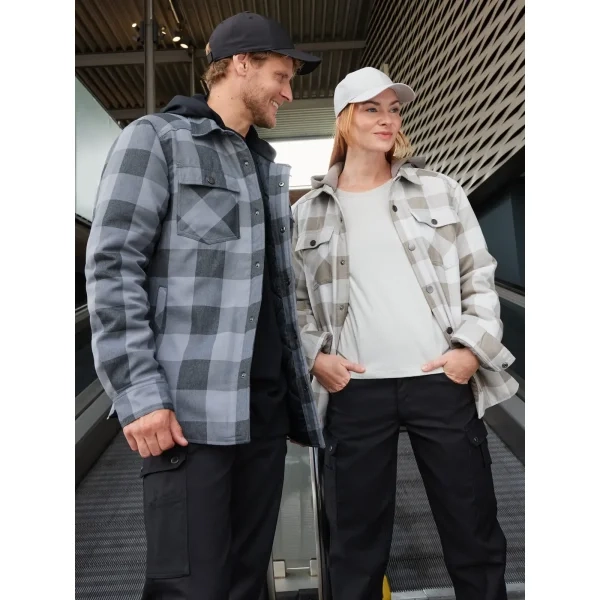 Immagine Workwear Check Shirt Jacket