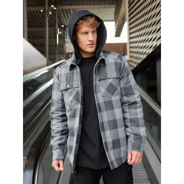 Immagine Workwear Check Shirt Jacket