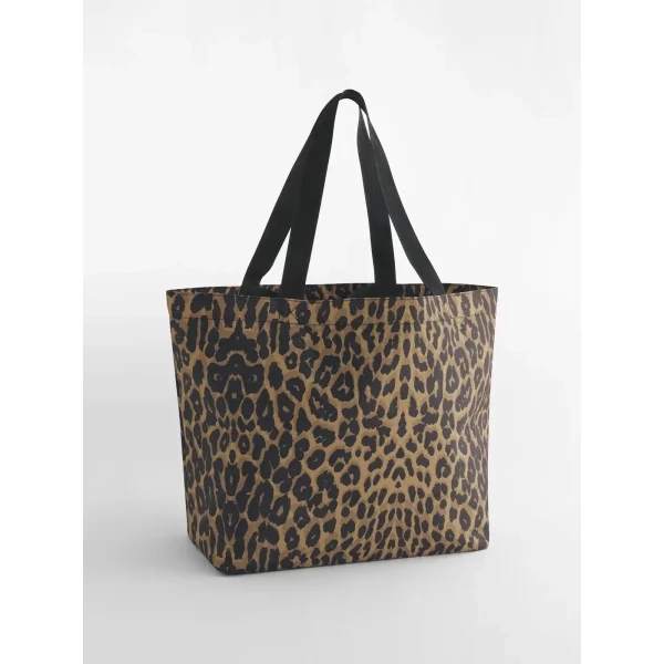 Immagine Leopard Print Carryall Tote Bag