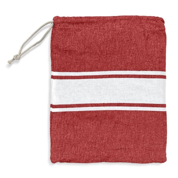 Immagine 1106 Telo Mare In Cotone Richiudibile Con Sacca