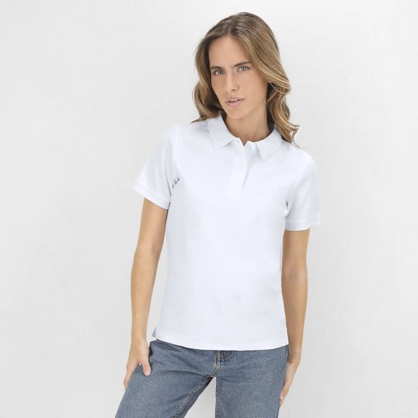 Polo Donna Bianco Koupan