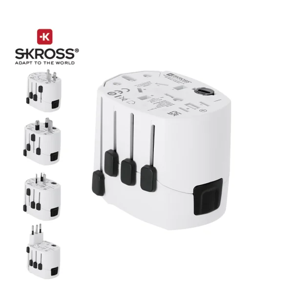 Adattatore Viaggio Universale Skross PRO 3-POLE