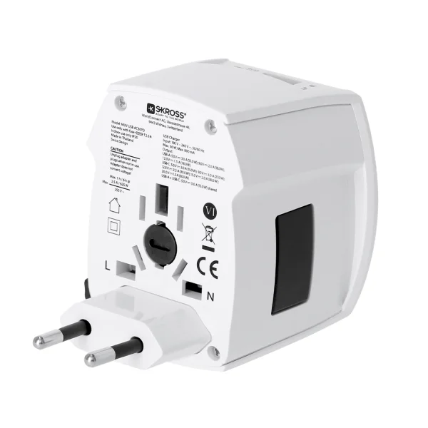 Immagine Adattatore Viaggio Universale Skross MUV USB 30W PD