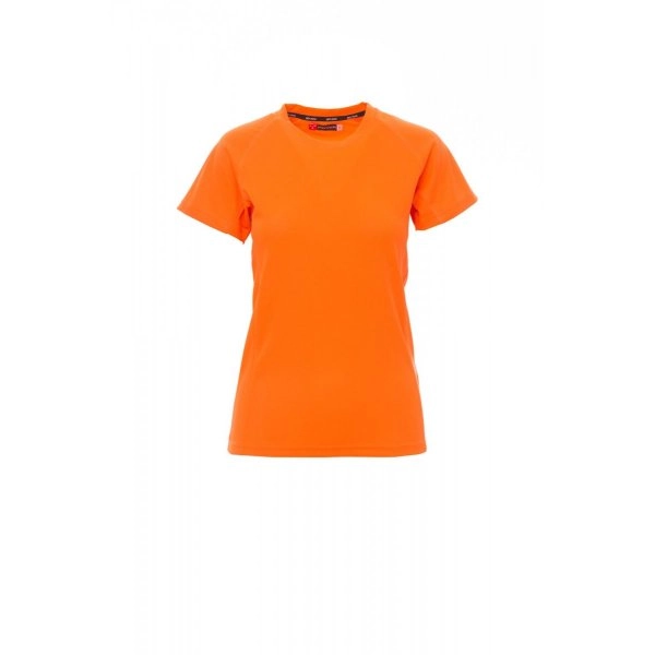 Immagine T-shirt tecnica-sportiva sfiancata da donna con manica raglan - RUNNER LADY