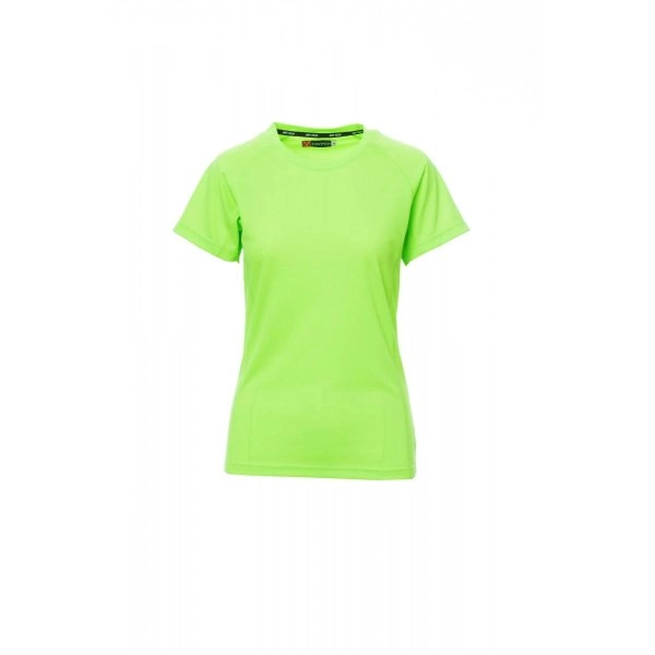 Immagine T-shirt tecnica-sportiva sfiancata da donna con manica raglan - RUNNER LADY