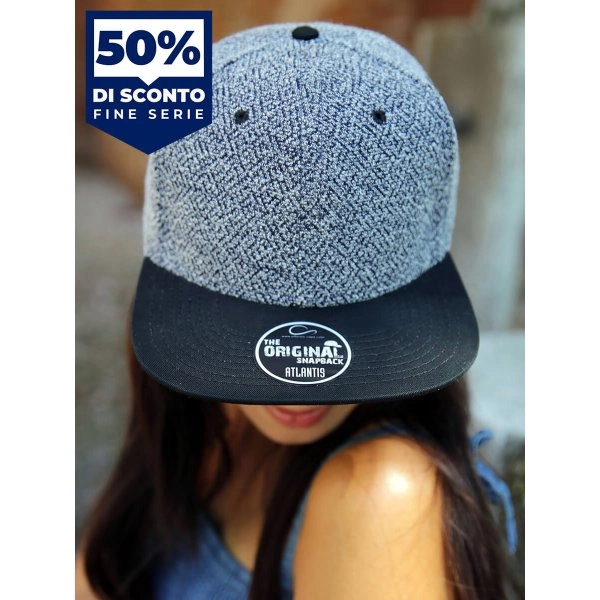 CAPPELLO VISIERA PIATTA 6 PANNELLI