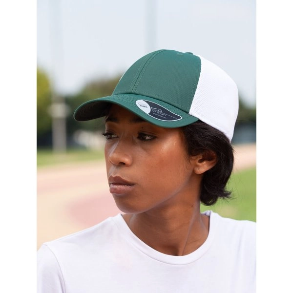 CAPPELLO VISIERA CURVA 6 PANNELLI MESH POSTERIORE