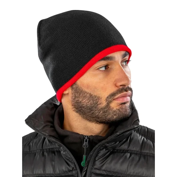 SOFT FEEL REVERSIBLE CUFFLESS BEANIE