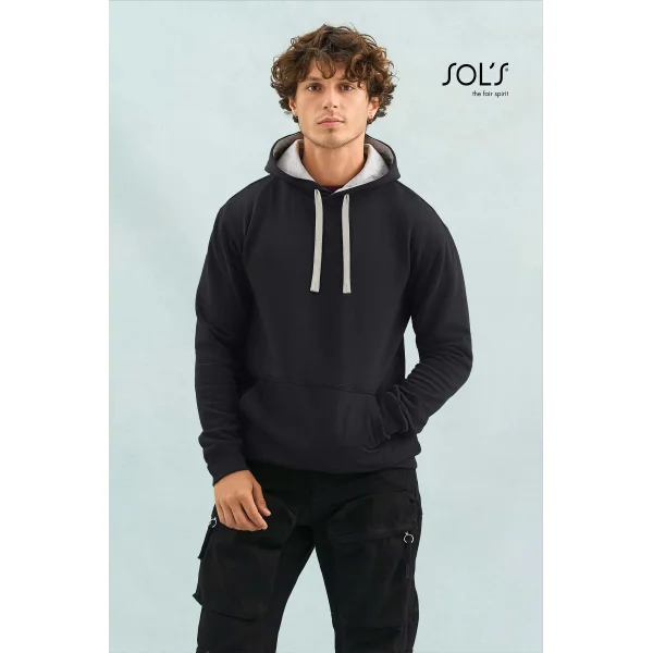 Immagine SOL'S CAMERON FELPA UNISEX CON CAPPUCCIO |80% cot-20% pol personalizzata con stampa o ricamo