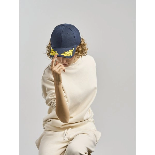 CAPPELLO VISIERA CURVA 6 PANNELLI SOSTENIBILE