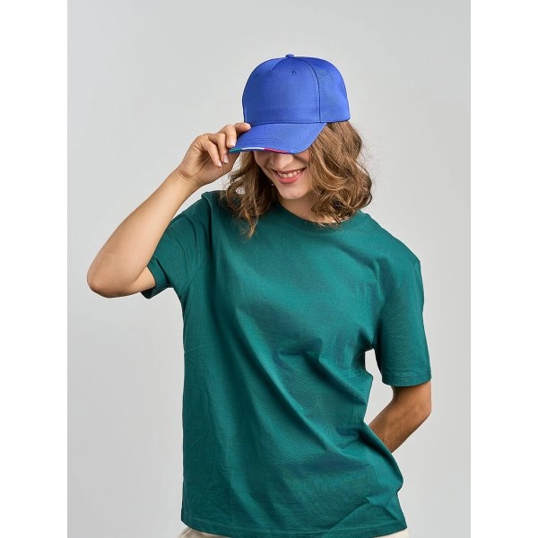 CAPPELLO VISIERA CURVA 5 PANNELLI SOSTENIBILE