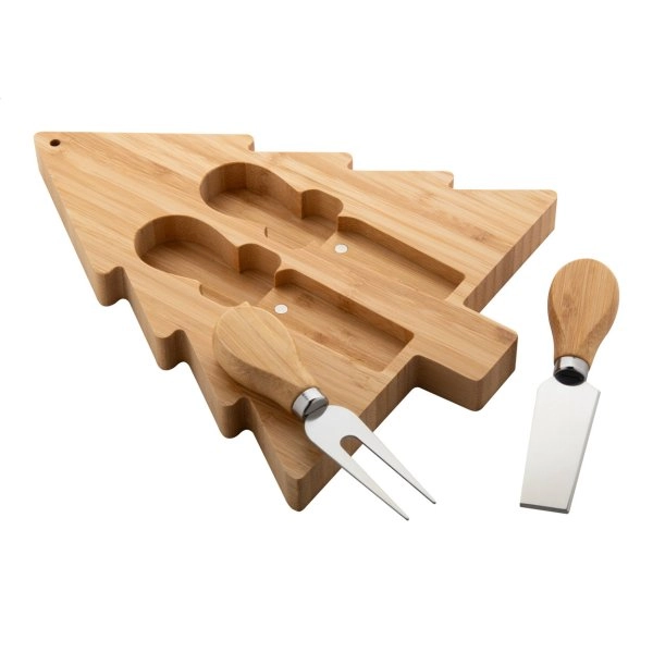 Immagine Jarlsberg Set natalizio coltelli formaggio