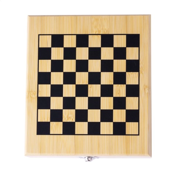 Immagine Kaspar set da vino con scacchi