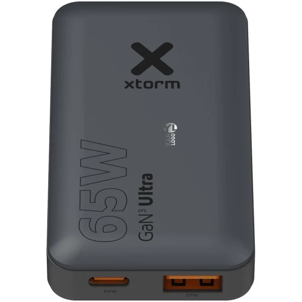 Immagine Set caricabatterie rapido da viaggio da 65 W con cavo e custodia Xtorm