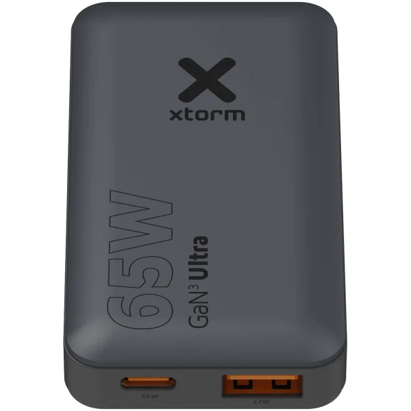 Set caricabatterie rapido da viaggio da 65 W con cavo e custodia Xtorm